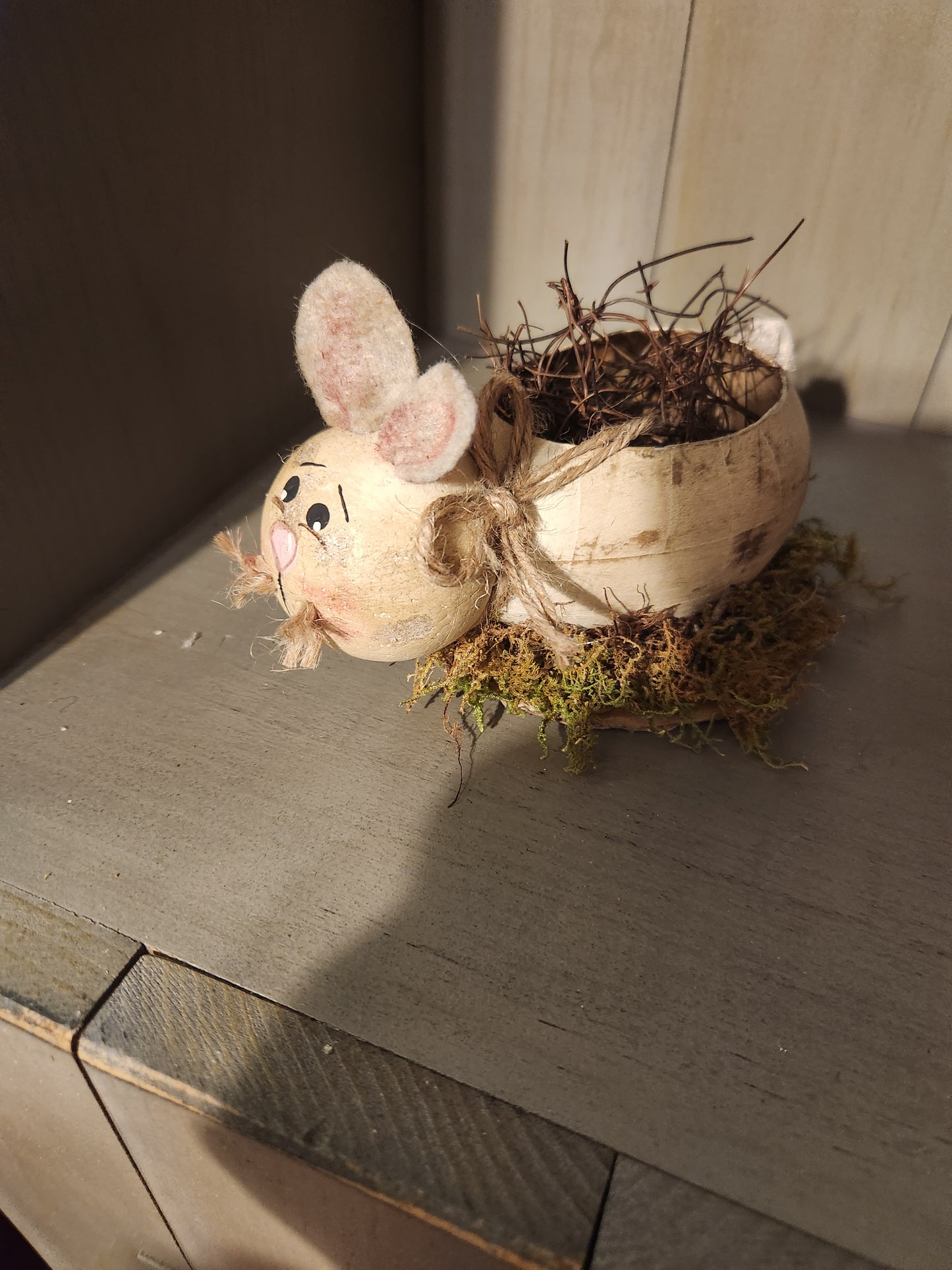 Bunny basket.