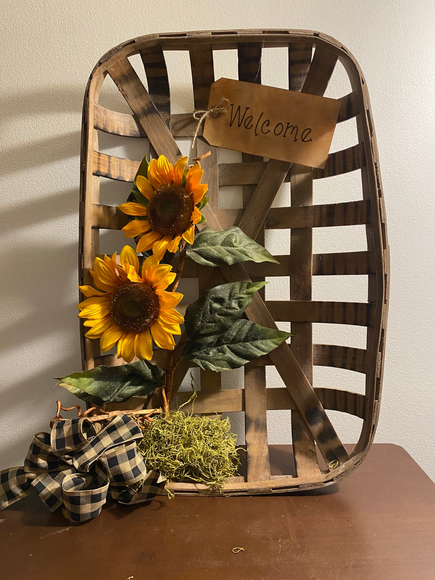 Sunflower lg tobacco basket
