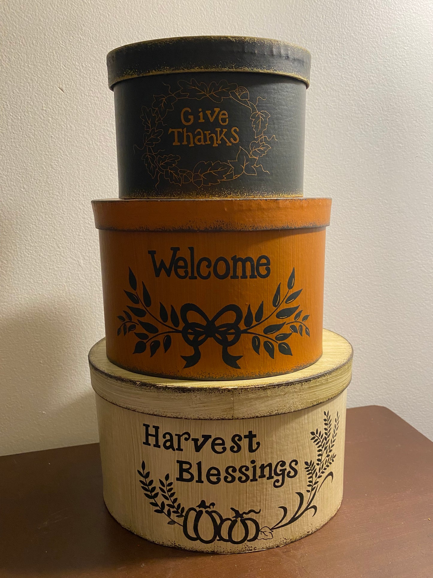Stacking harvest boxes