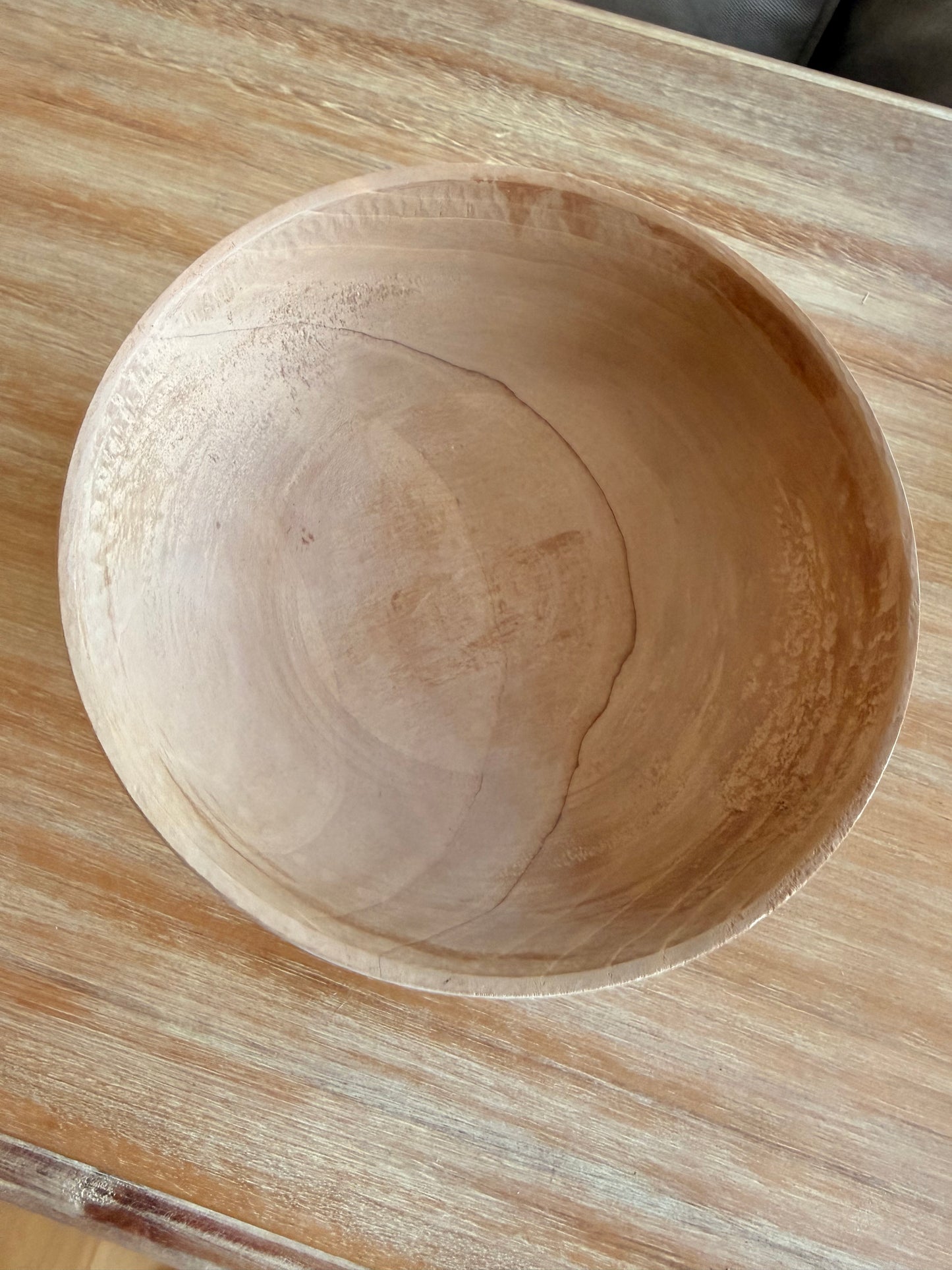 Small wood bowl