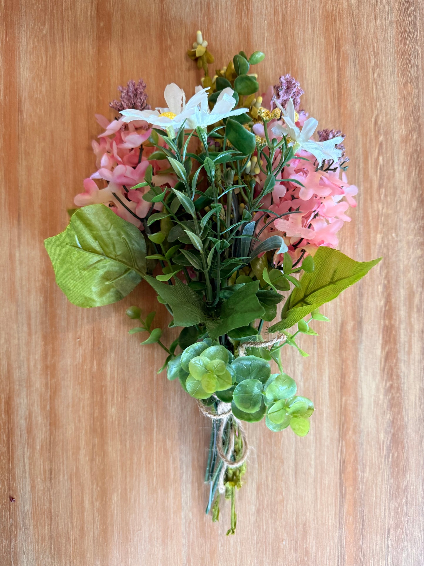 Flower bundle- pink, white & yellow