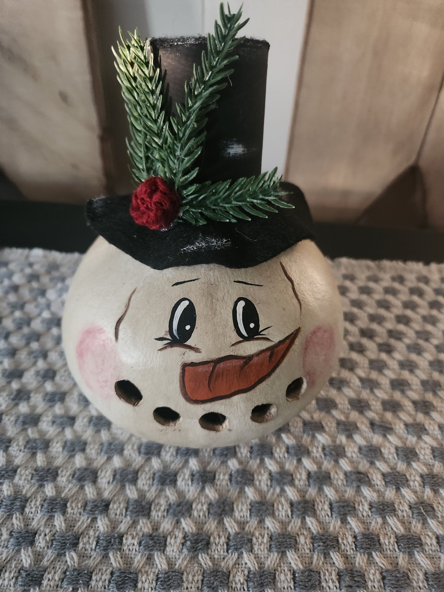 Snowman gourd