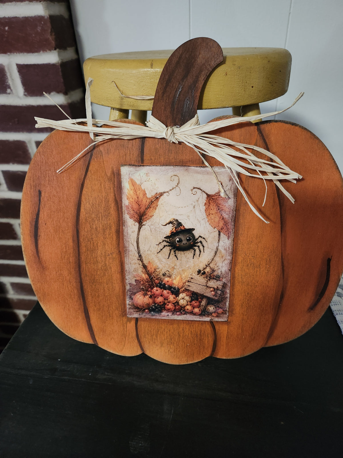 Spider pumpkin