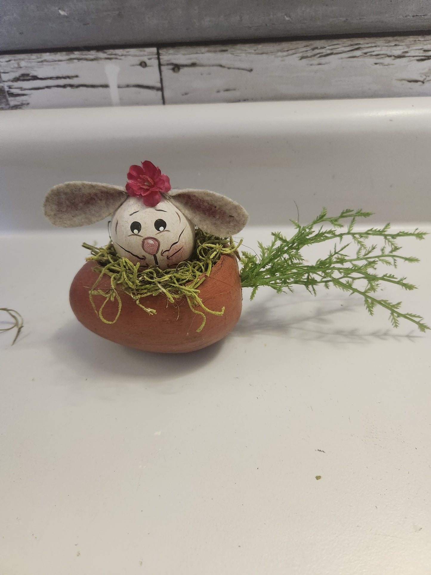 Bunny on carrot ears down