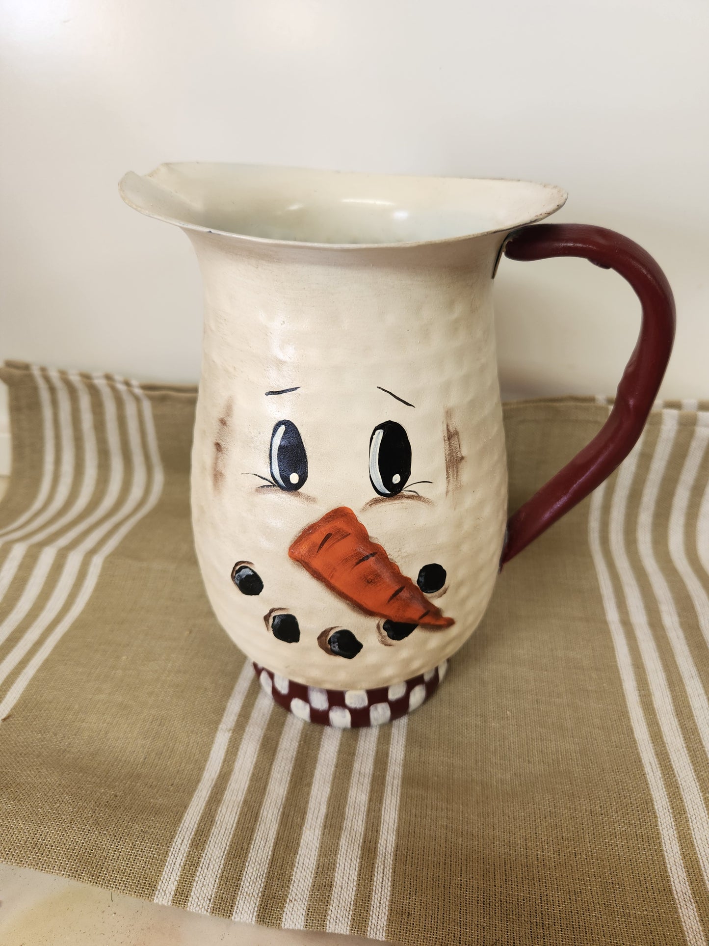 Snowman pitcher