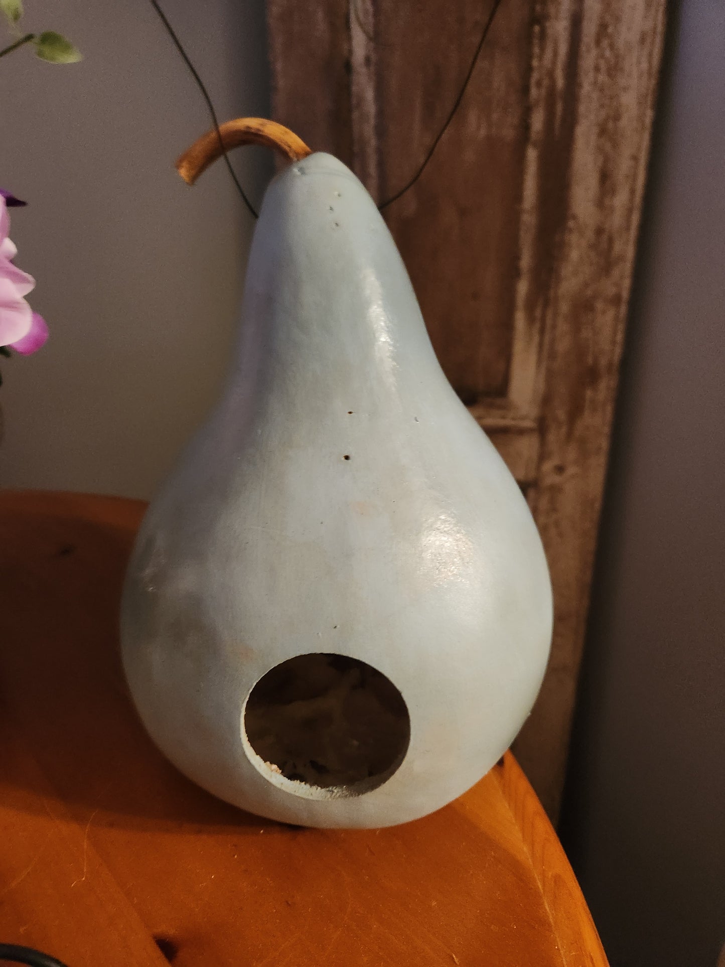 Robins egg blue birdhouse