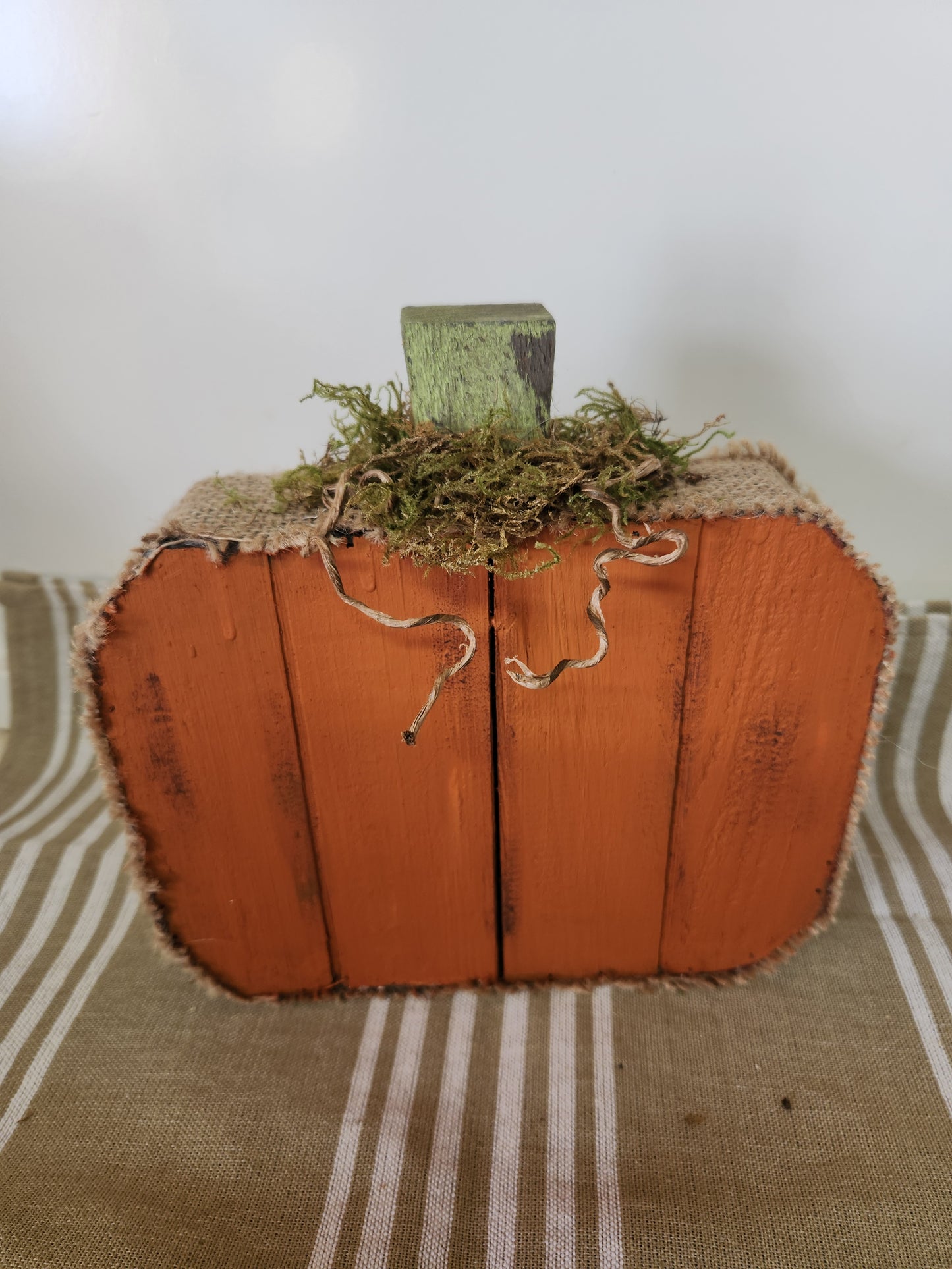 Wood pumpkin