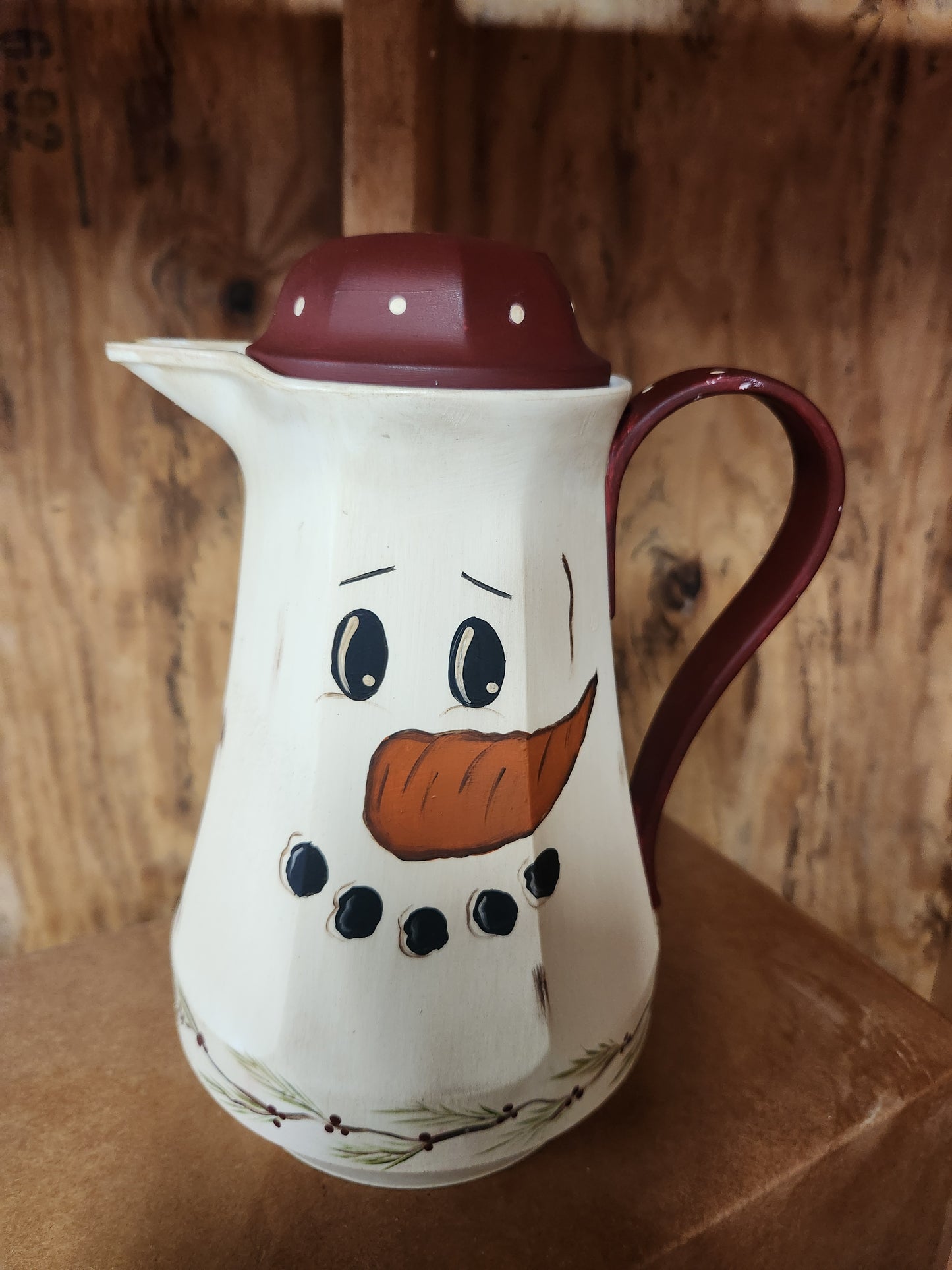 Snowman pot