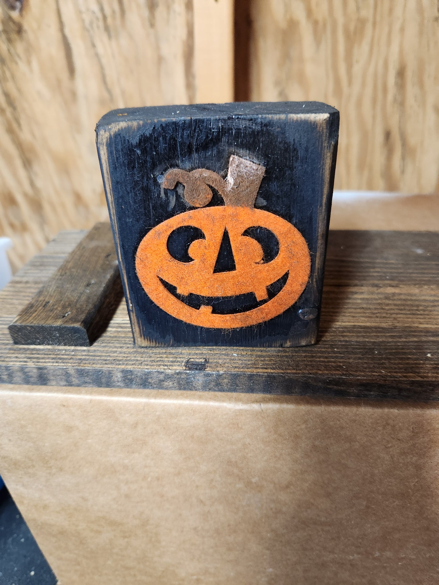 Jack-o-lantern block
