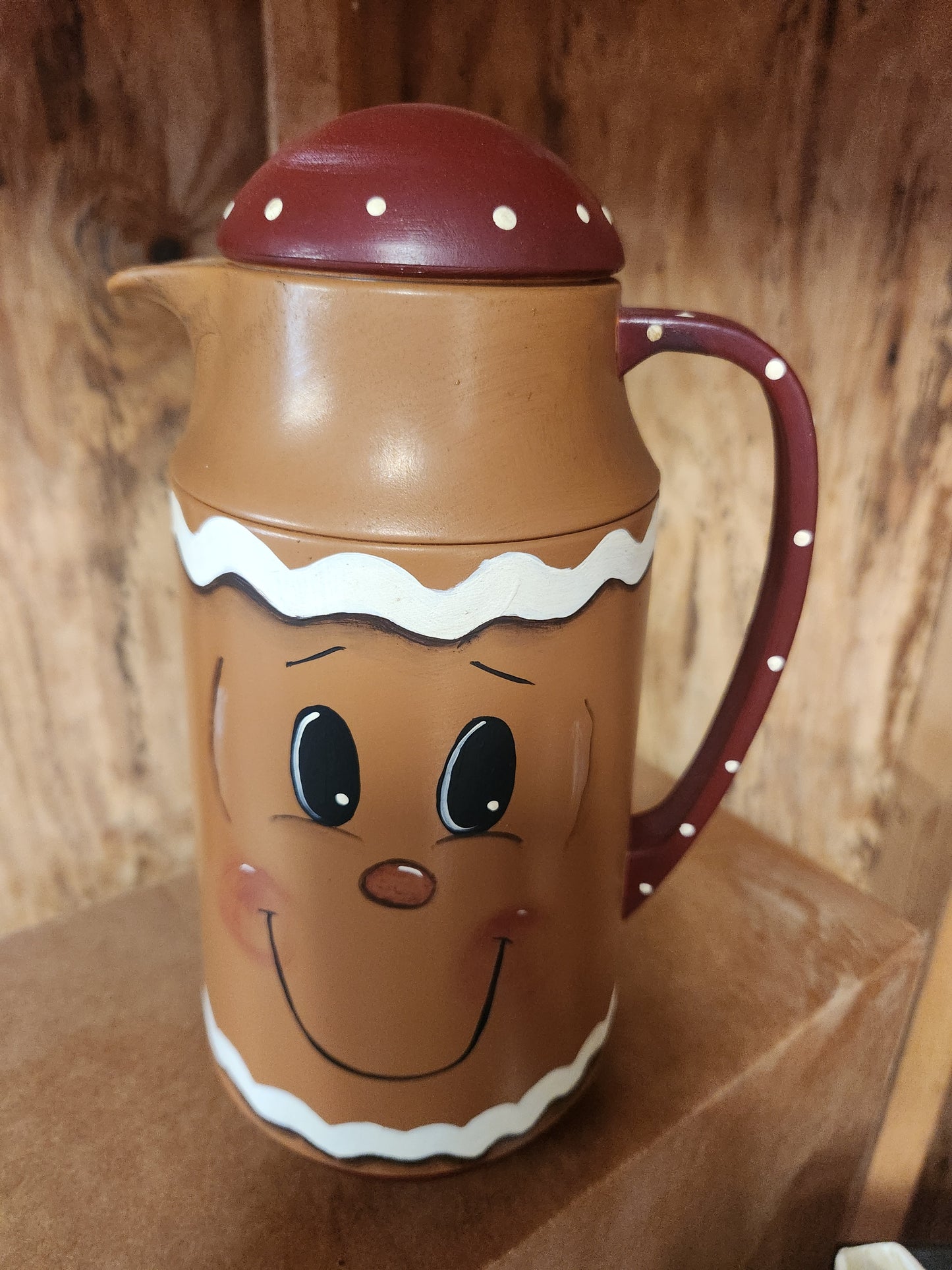 Gingerbread coffee pot