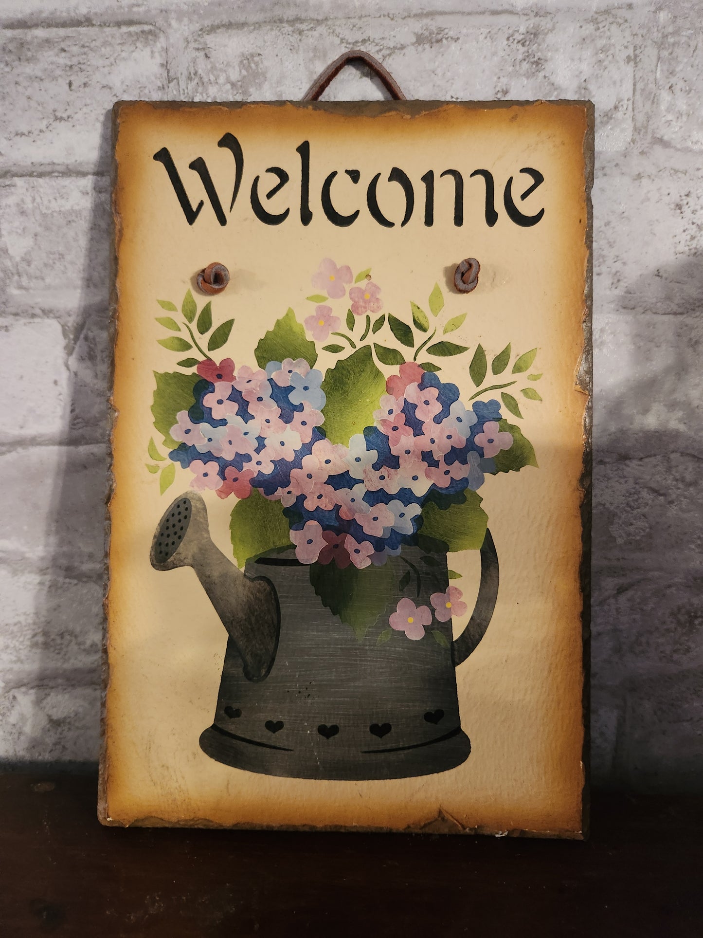 Welcome slate