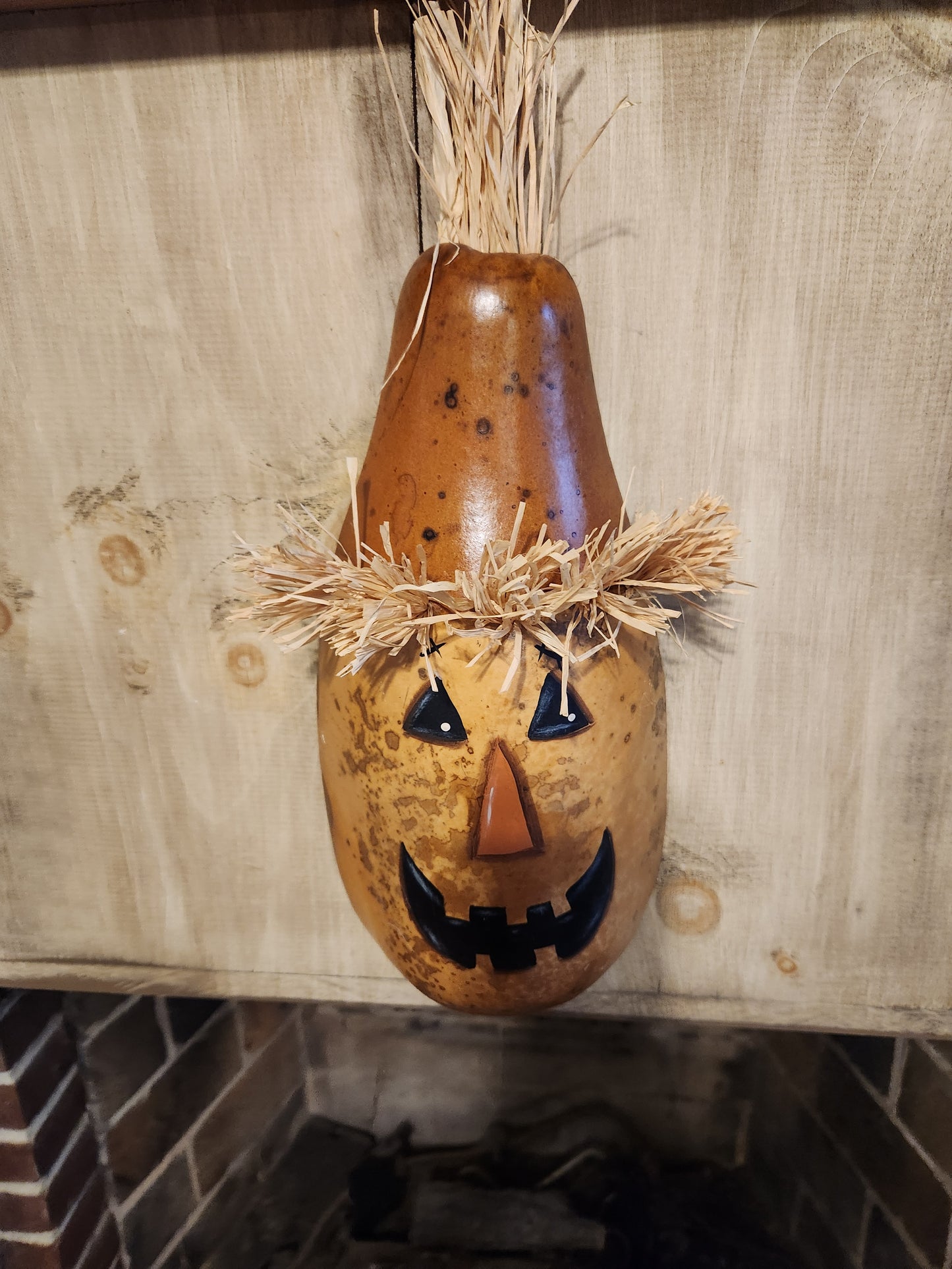 Hanging scarecrow gourd