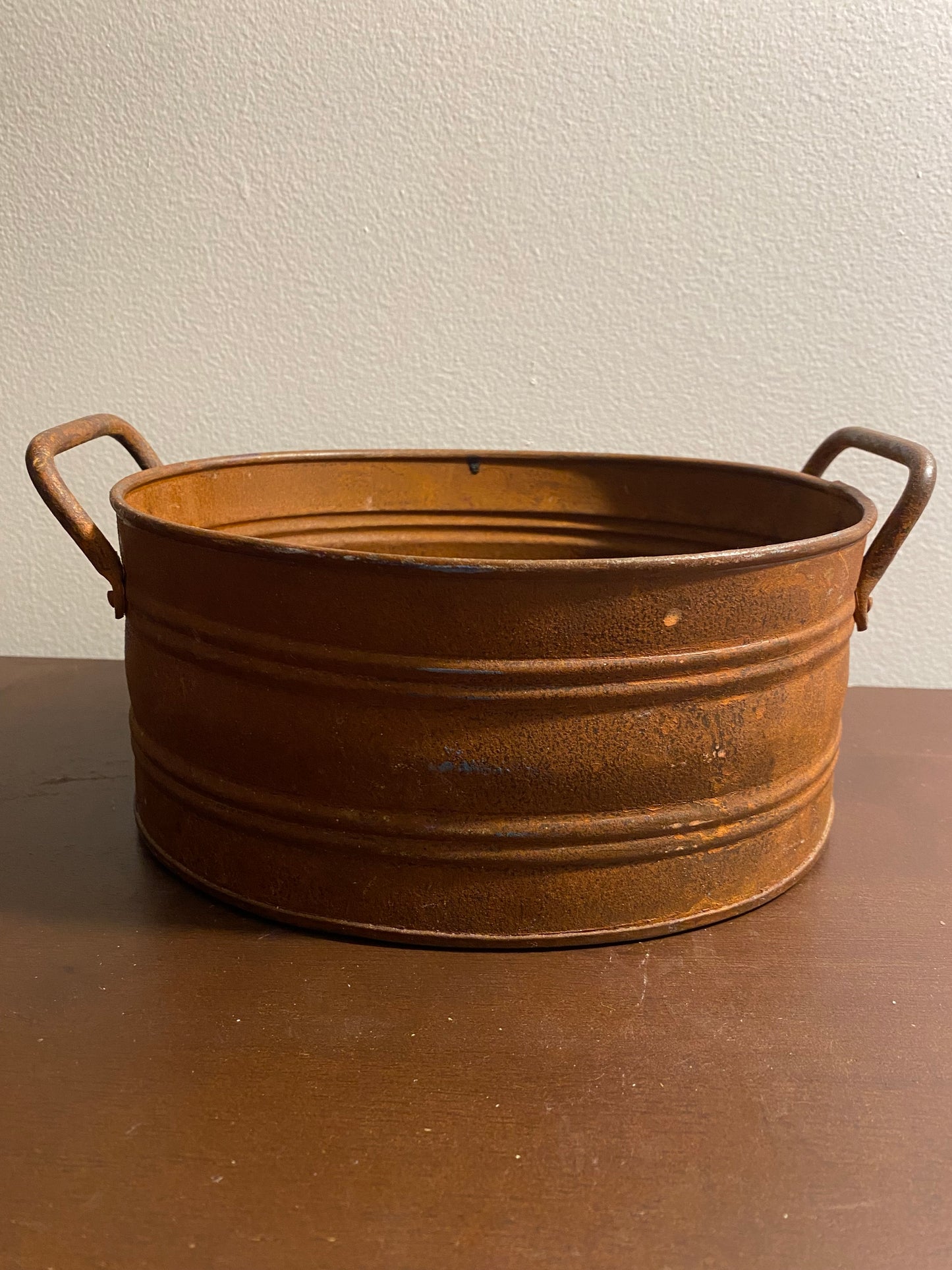 Small rusty tub