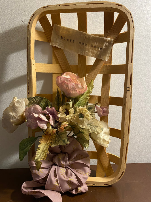 Bless Our Home tobacco basket