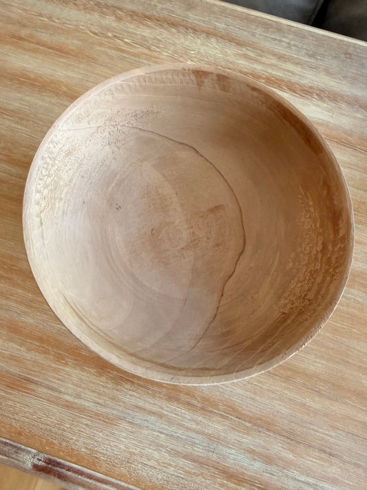Small wood bowl
