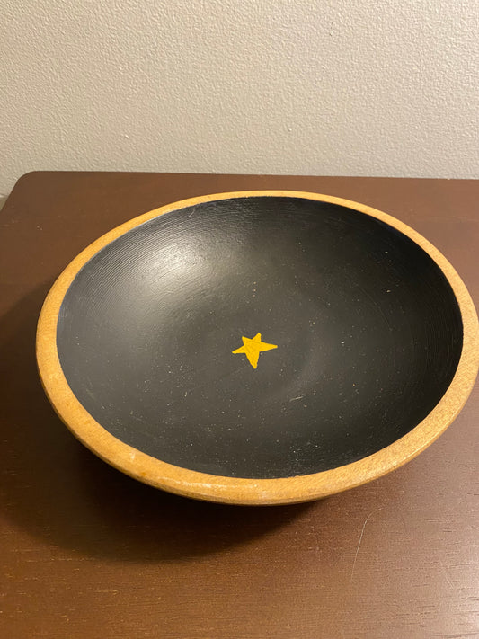 Wooden star bowl