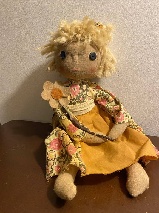Blond hair prim doll