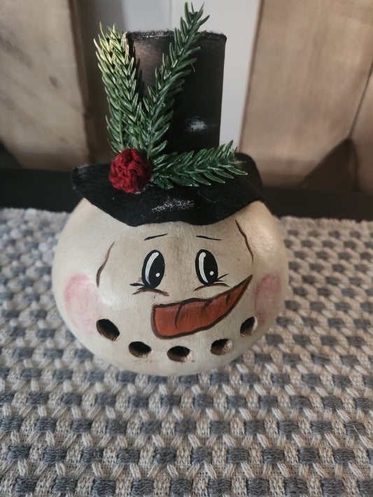 Snowman gourd