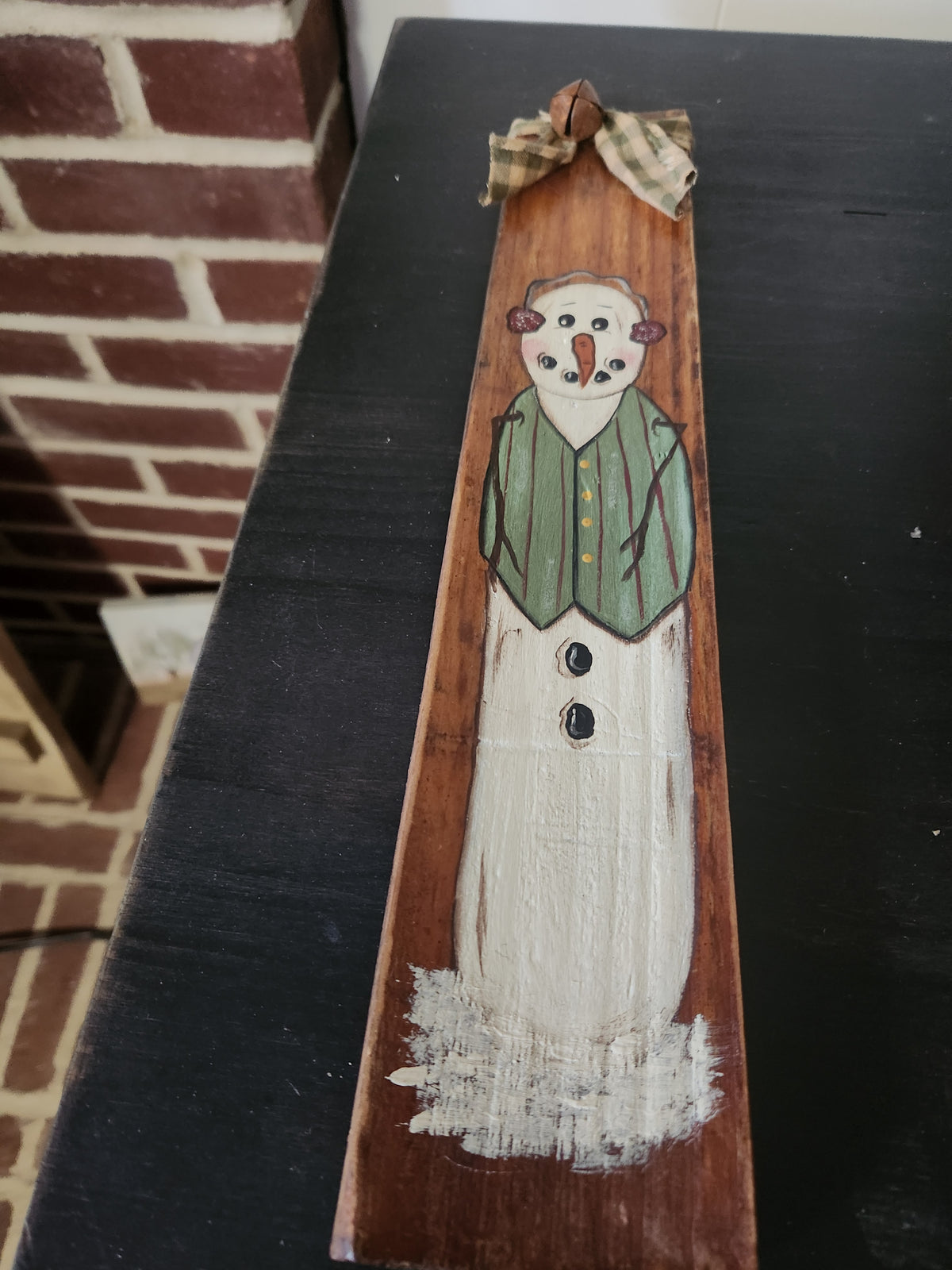 Smaller barrell staves with snowman green vest