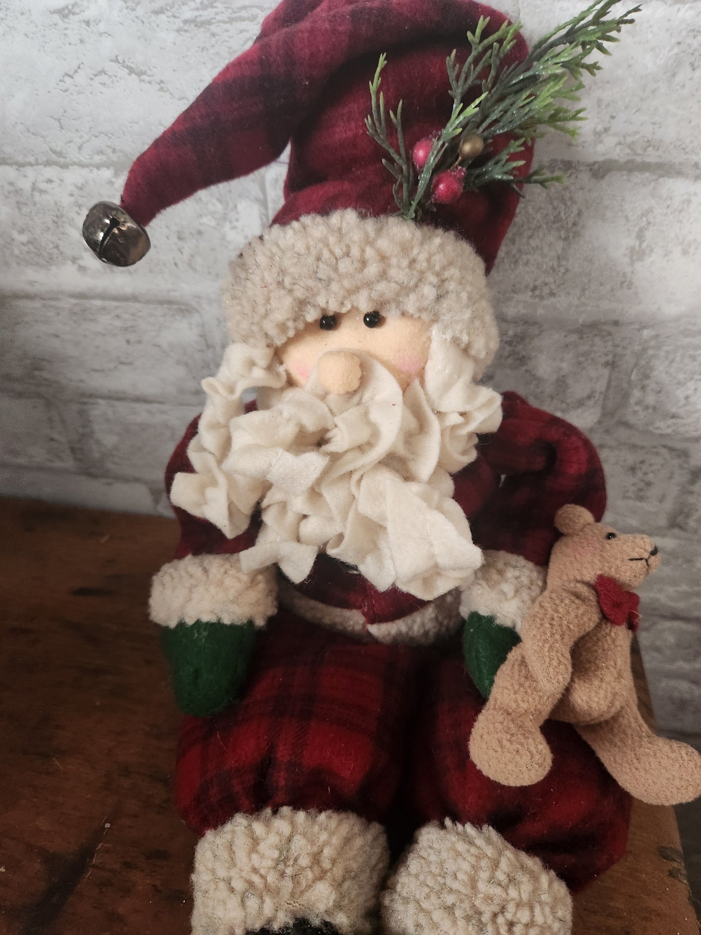 Santa and bear