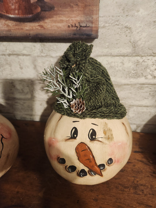 Snowman gourd