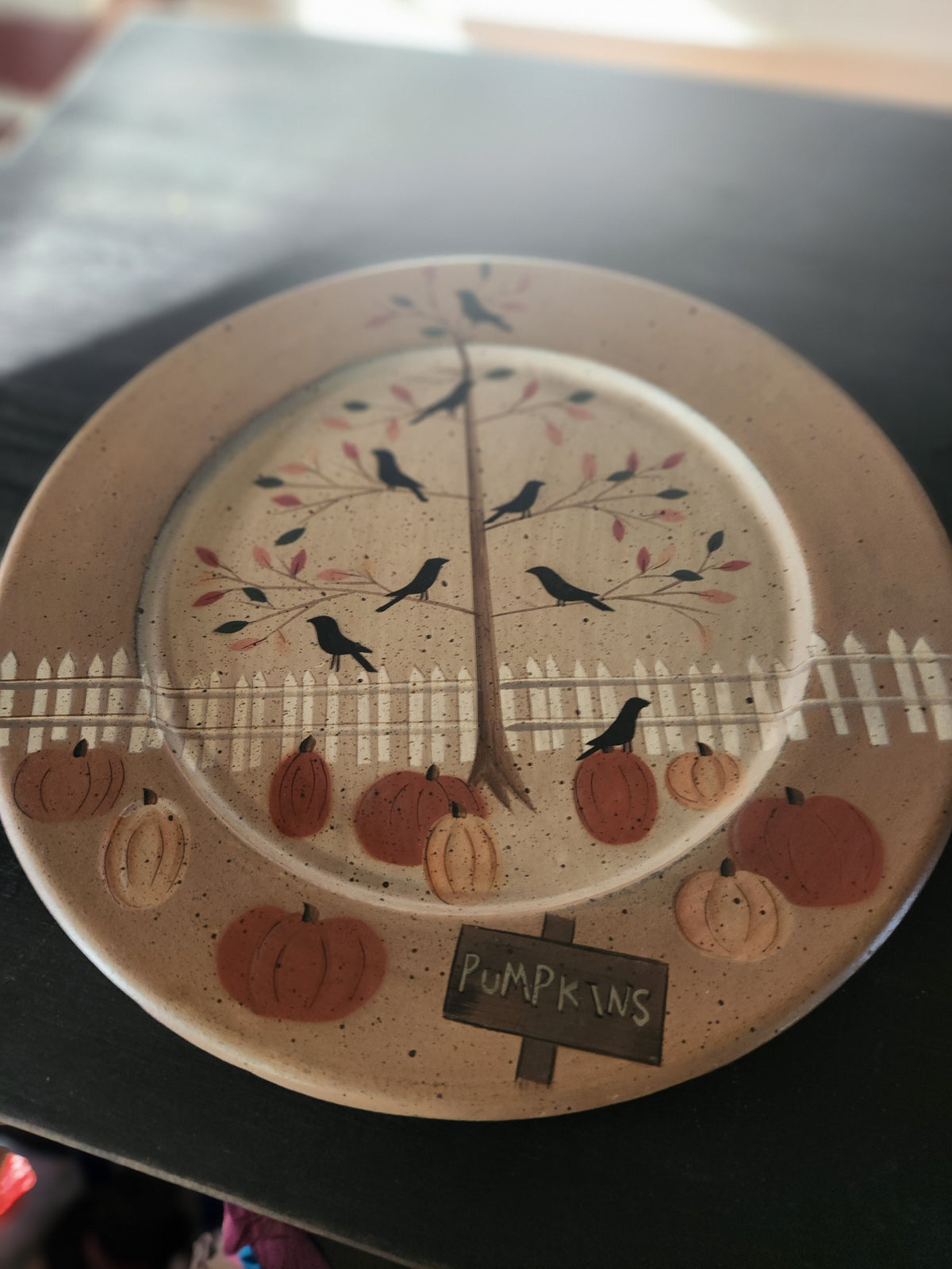 Fall plate