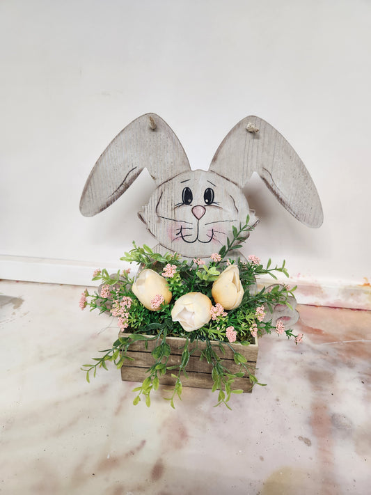 Bunny with arrangement