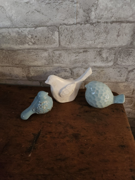 Gathering of 3 birds