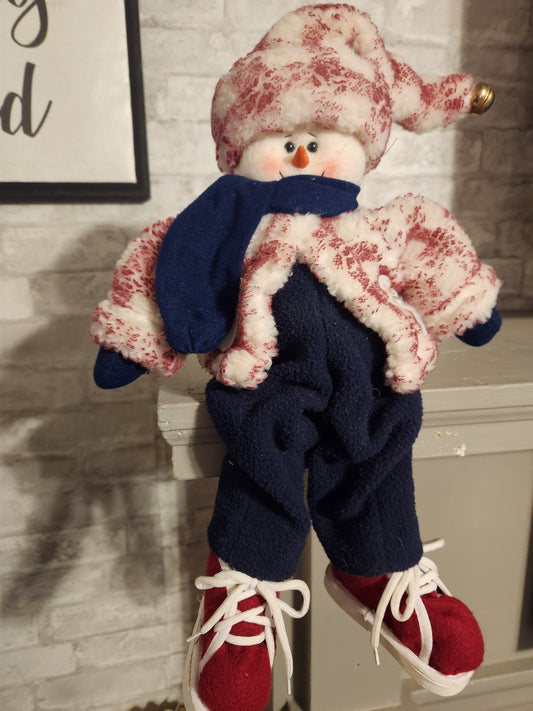 Snowman with shoes