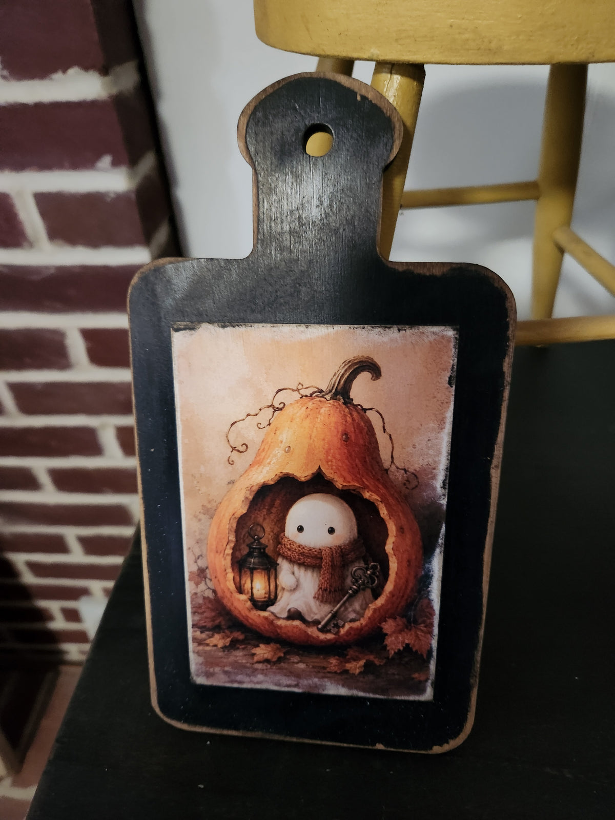 Pumpkin/ghost cutting board