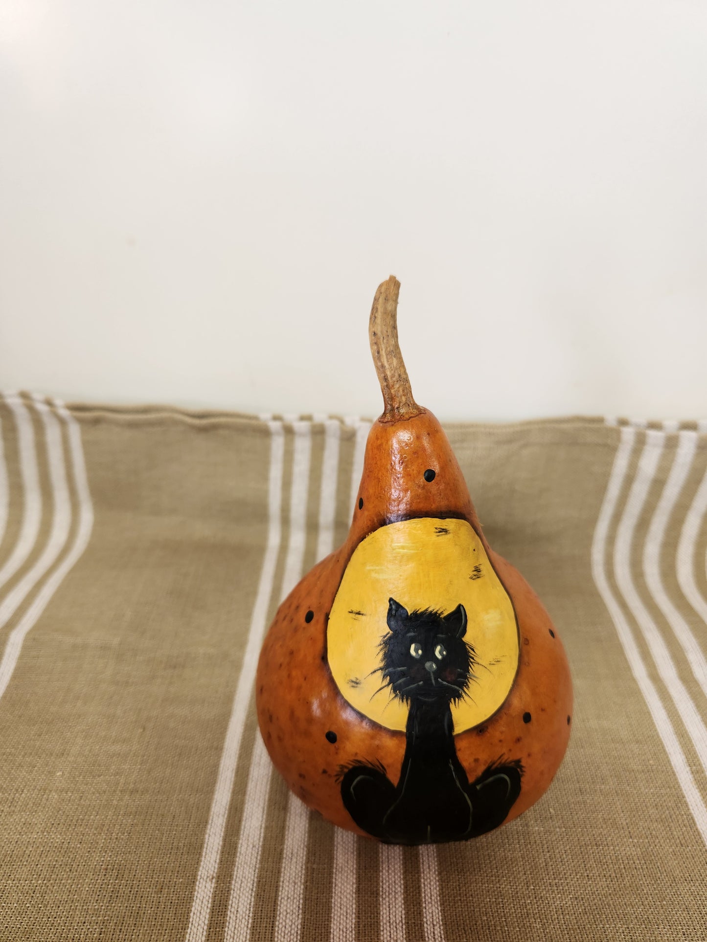 Gourd with cat