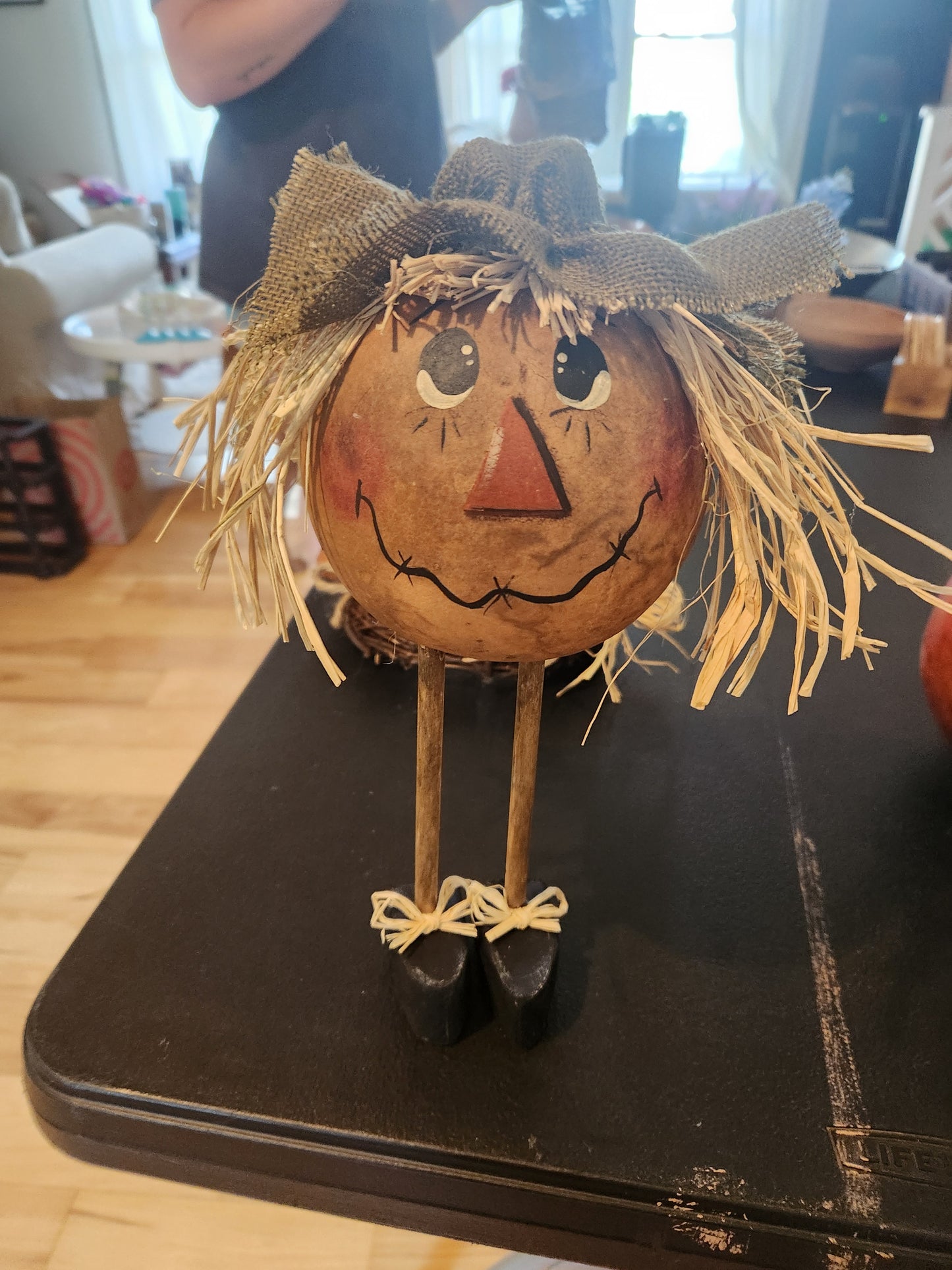 Standing scarecrow