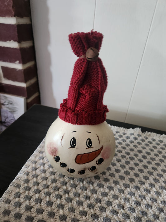 Snowman gourd