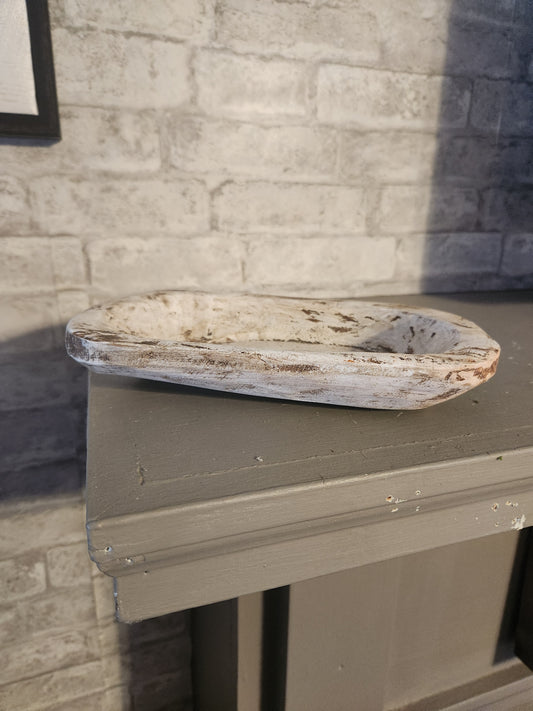 White dough bowl