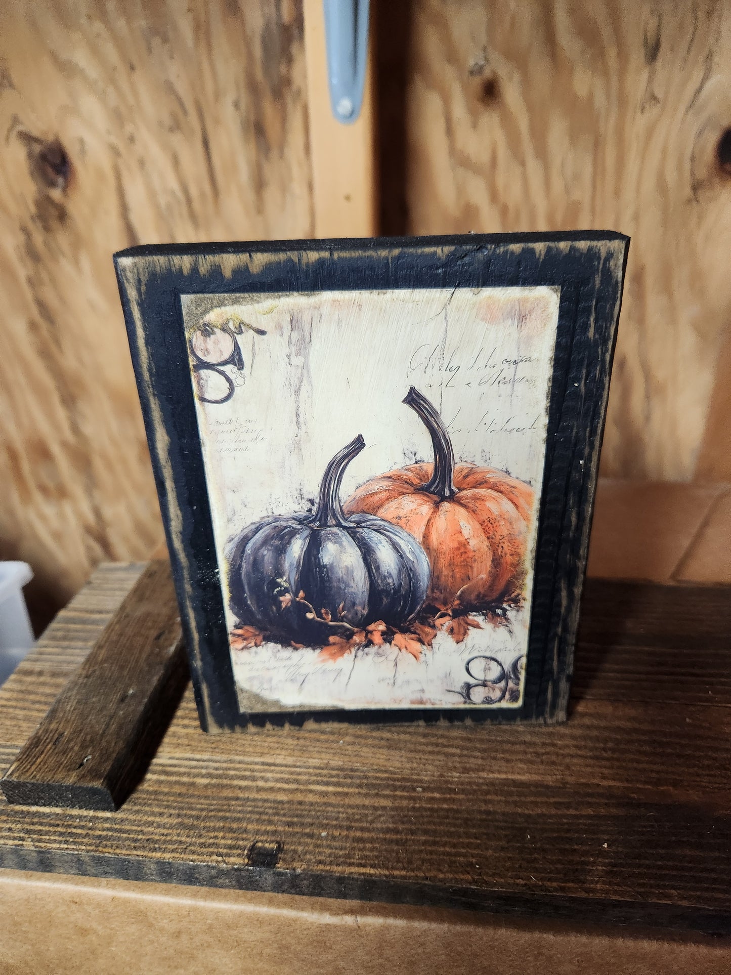 Pumpkin sign