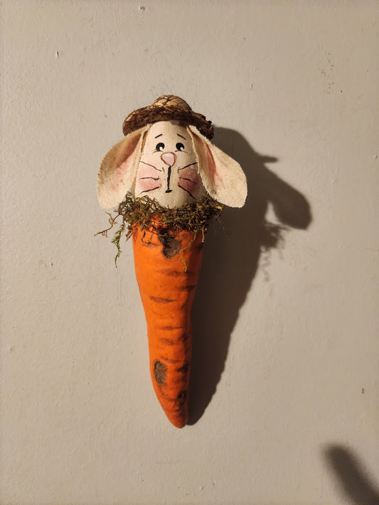 Gourd bunny on carrot