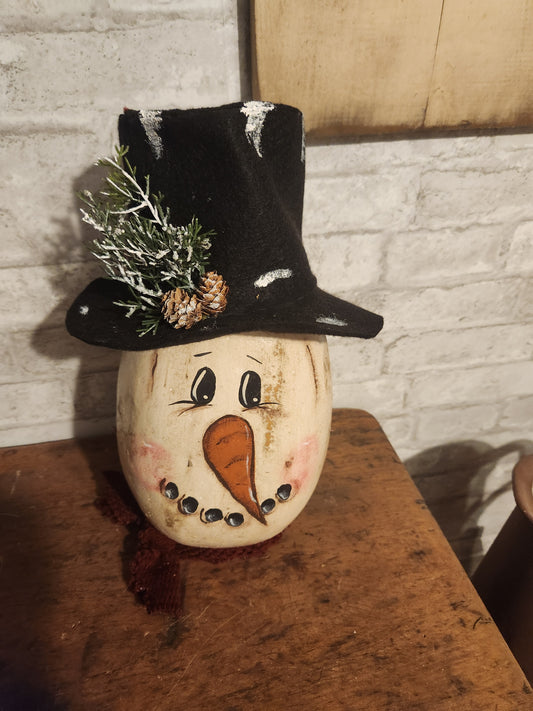 Snowman gourd