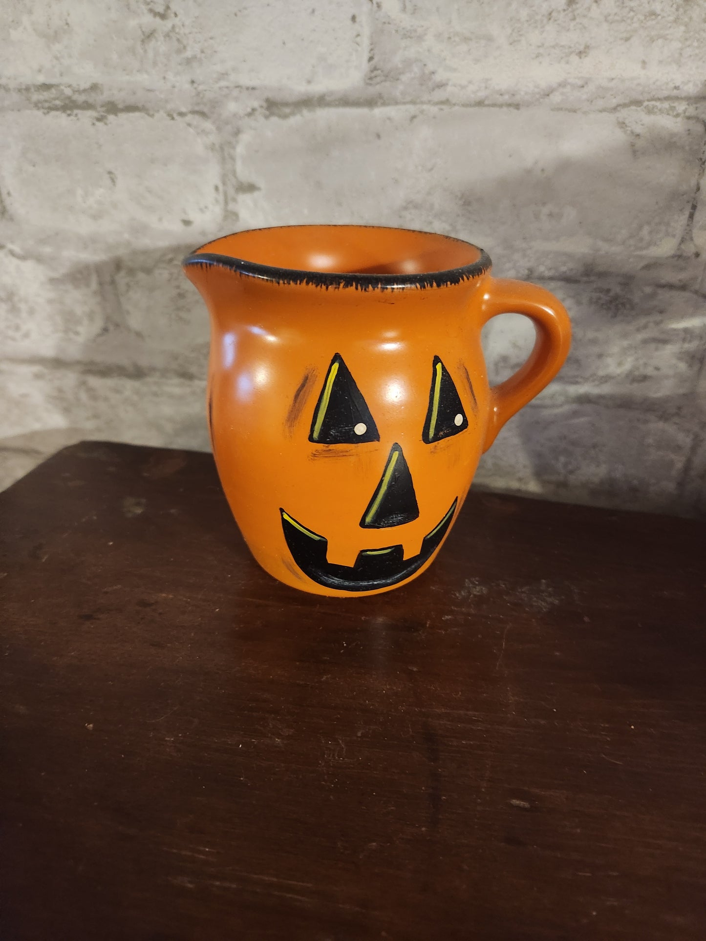 Jack-o-lantern pitcher