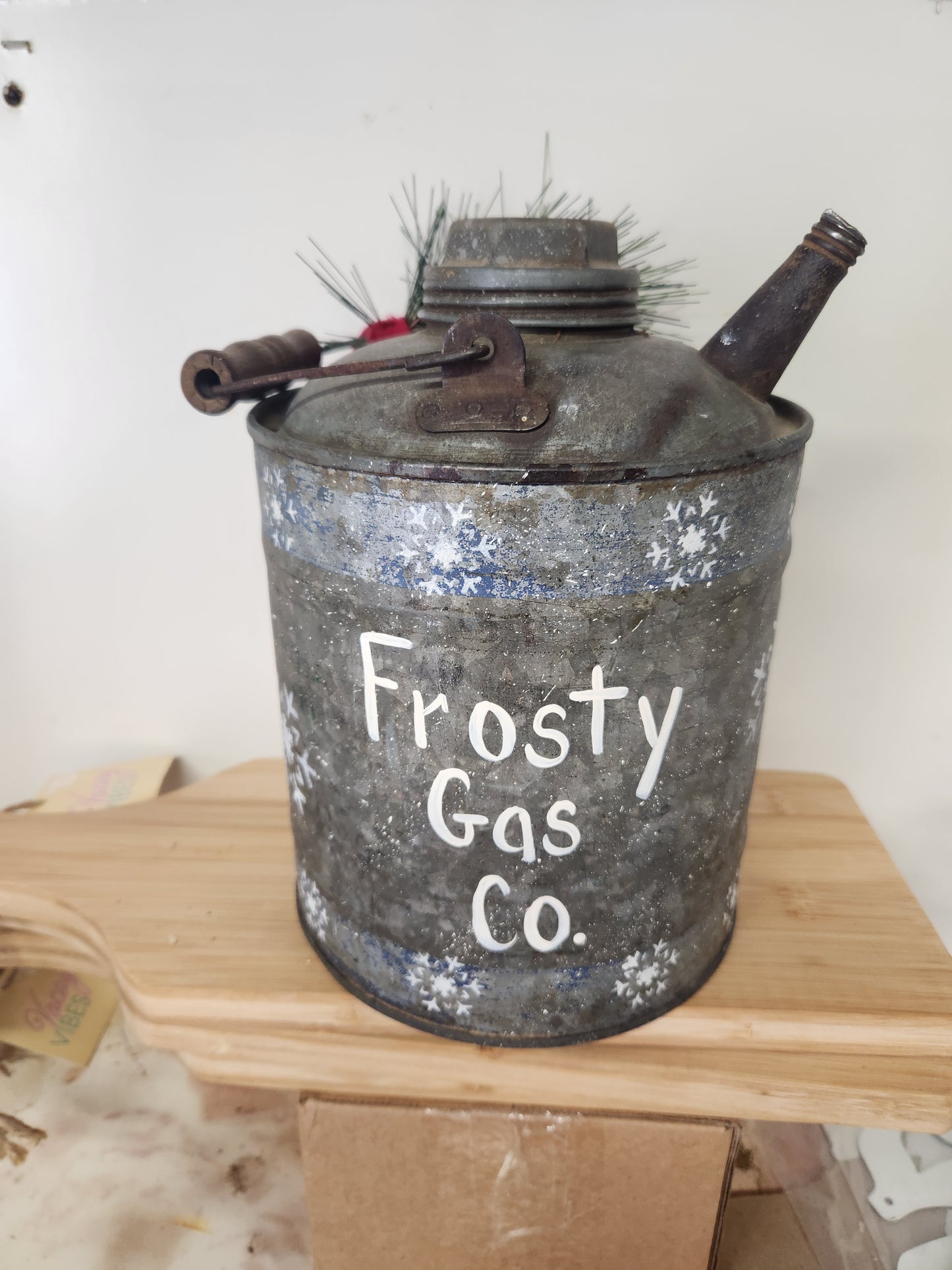 Back of gas can