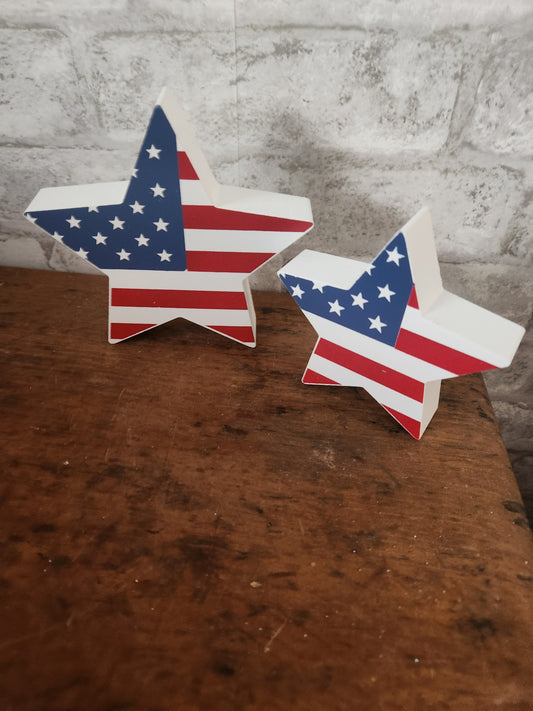 2 chunky americana stars