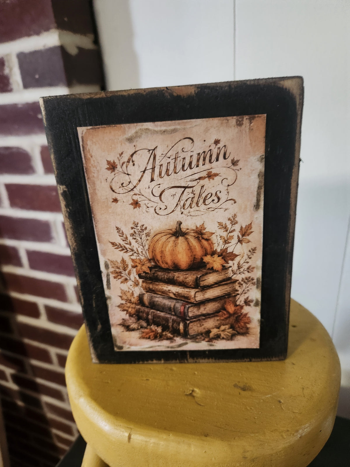 Fall block with books