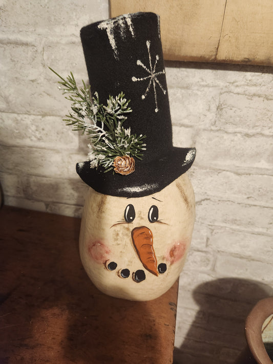 Snowman gourd