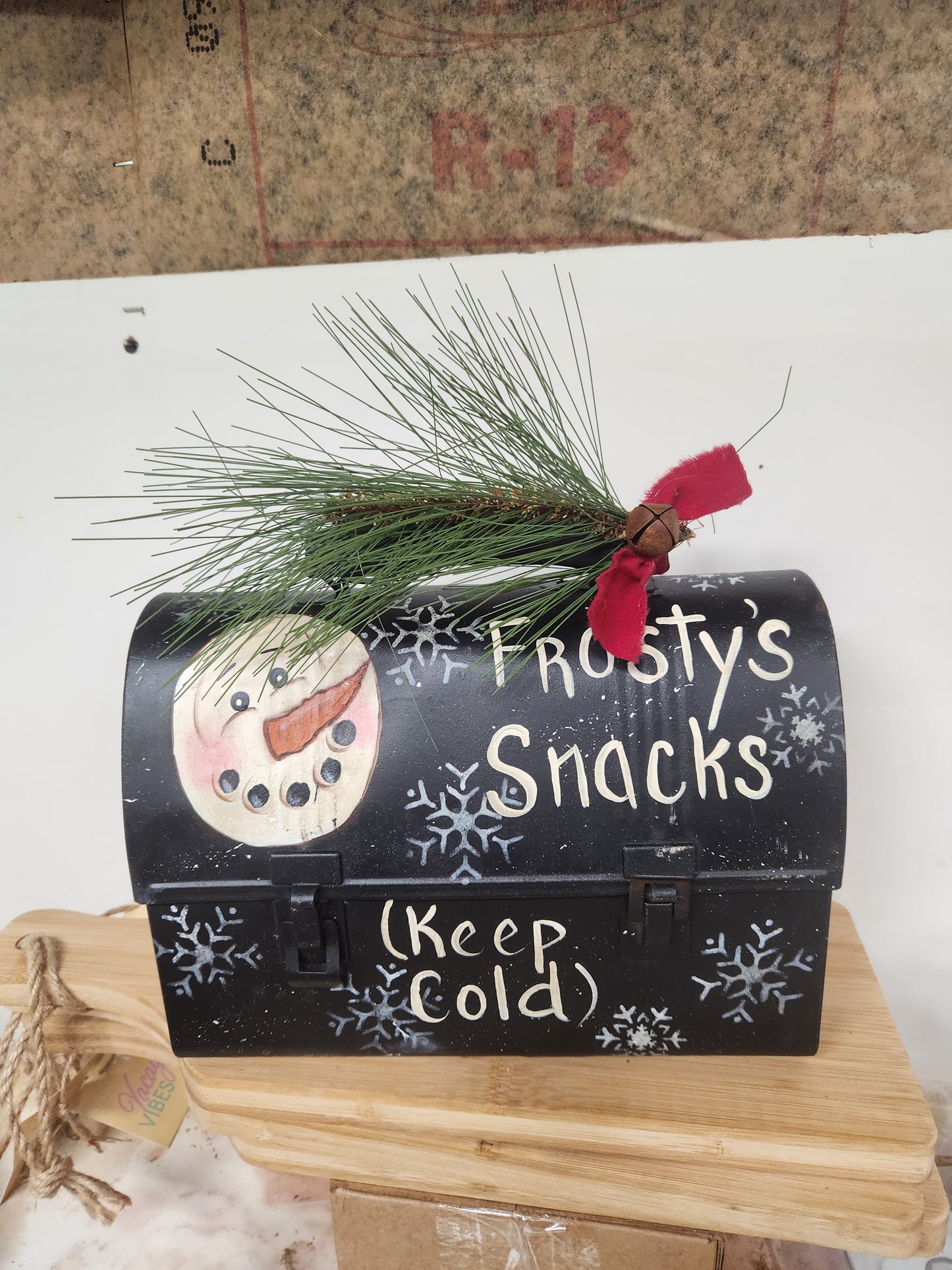 Black vintage lunch box