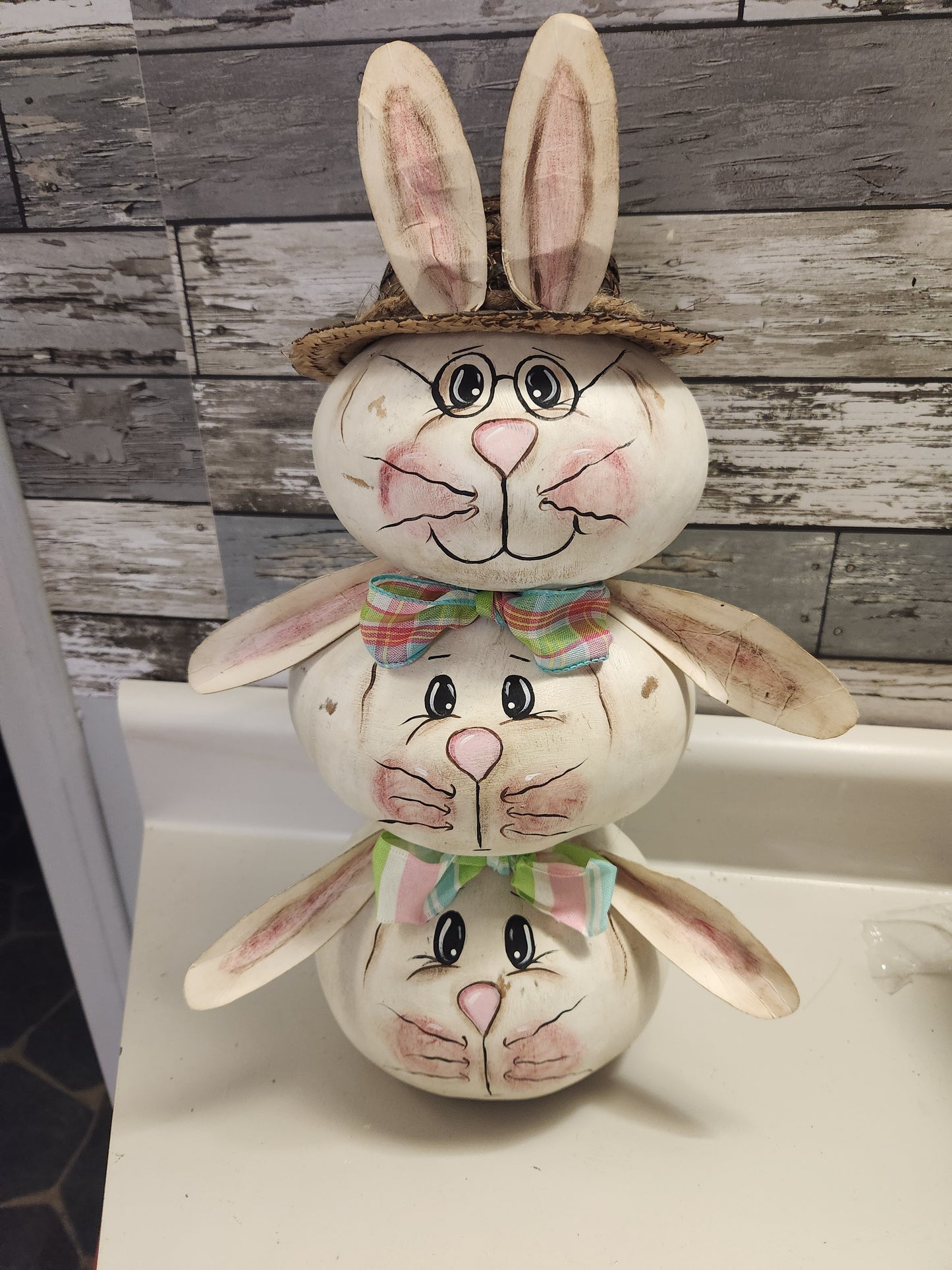 Stacked bunnies