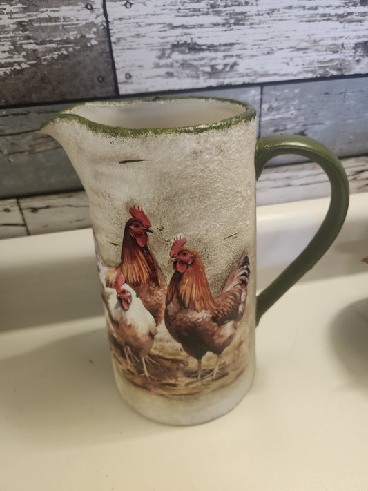 Rooster pitcher