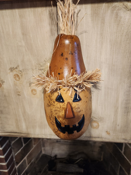 Hanging scarecrow gourd