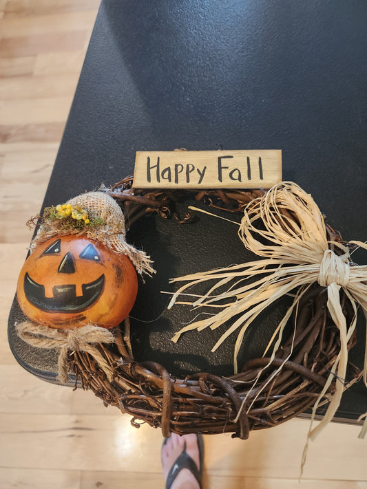 Happy Fall wreath